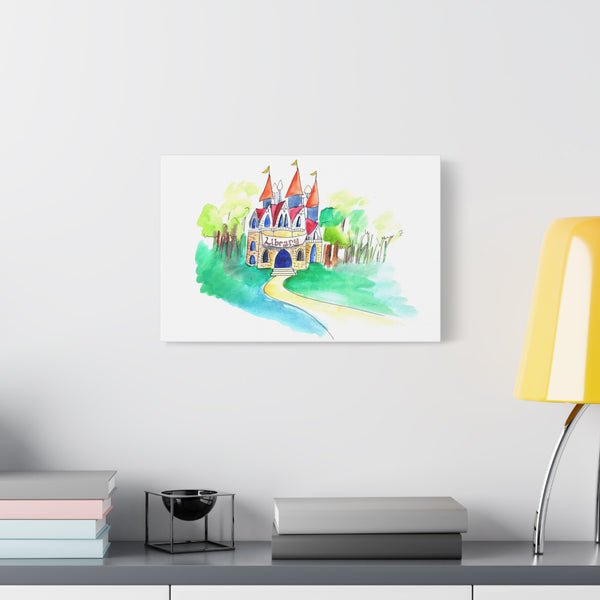 Library Canvas Art Print