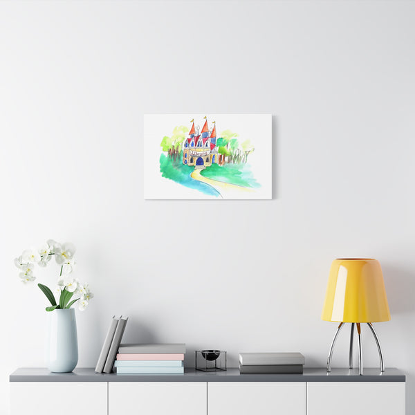 Library Canvas Art Print