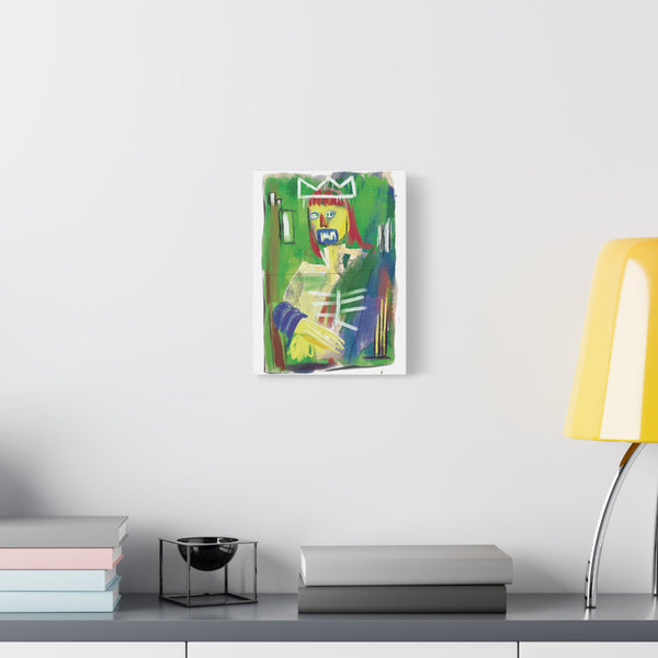 Mona Lisa Inspired by Basquiat Canvas Art Print