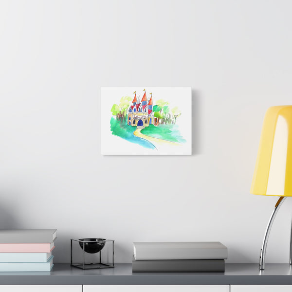 Library Canvas Art Print