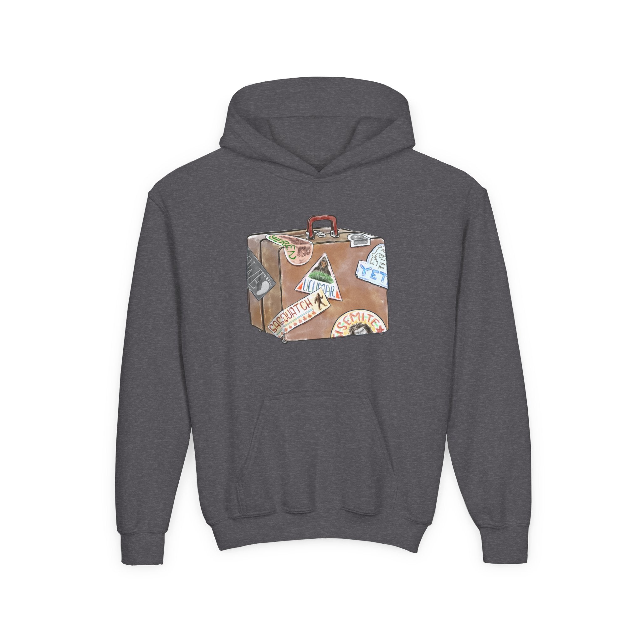 Kids Bigfoot of the World Hooded Sweatshirt