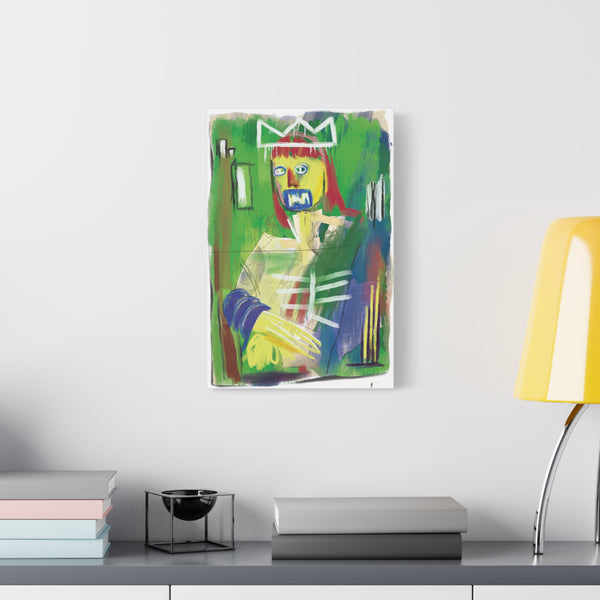 Mona Lisa Inspired by Basquiat Canvas Art Print