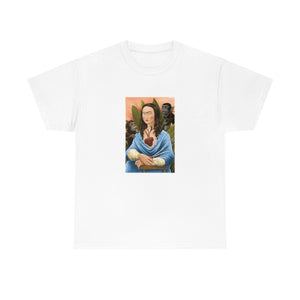 Adult Unisex Mona Lisa Inspired by Frida Kahlo T-Shirt