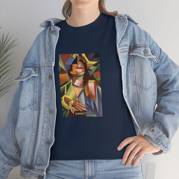 Adult Unisex Mona Lisa Inspired by Lyubov Popova T-Shirt