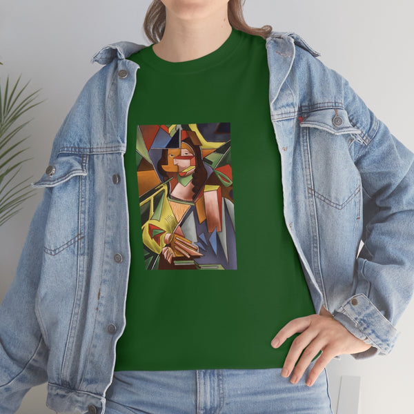 Adult Unisex Mona Lisa Inspired by Lyubov Popova T-Shirt