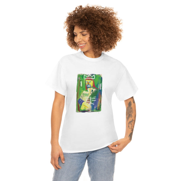 Adult Unisex Mona Lisa Inspired by Basquiat T-Shirt